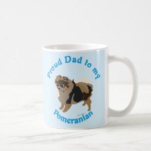 Mug Fier papa à mon Poméranien