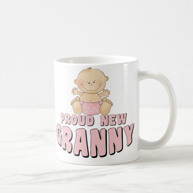 Mug Fier T-shirt de la nouvelle mamie (Droite)