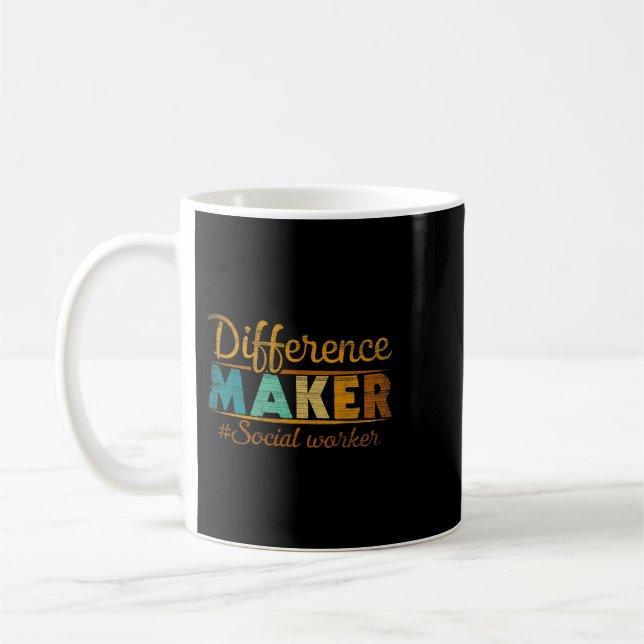 Mug Fier travailleur social créateur de différences (Gauche)