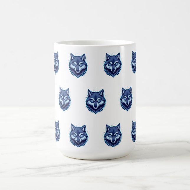 Mug Fierce Wolf – Symbol of Strength and Freedom (Centre)