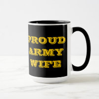 Mug Fière épouse de l'armée