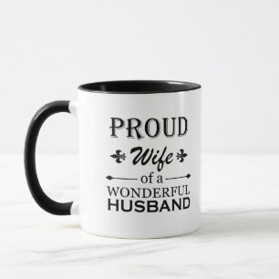 Mug fière épouse d'un merveilleux mari