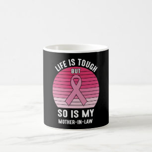 Mug Fière famille Cancer du sein guerrière Mère-en-Bel