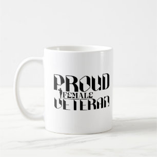 Mug Fière Femme Vétéran Américaine Fille Retraitée Sol