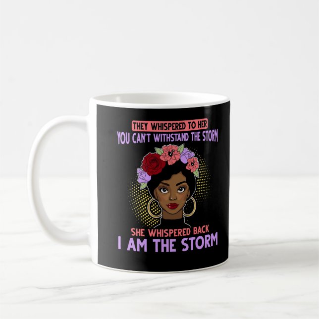 Mug Fière Fille Noire Patrimoine Africain-Américain (Gauche)