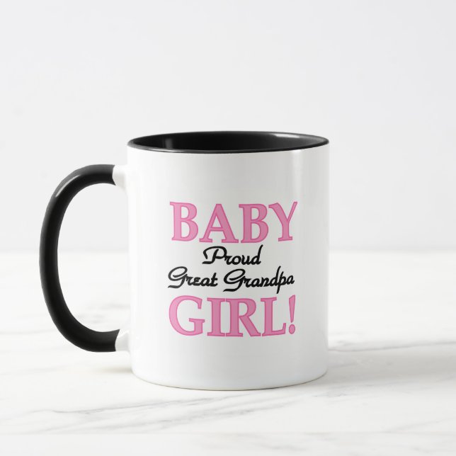Mug Fière grand-père de filles T-shirts et cadeaux (Gauche)