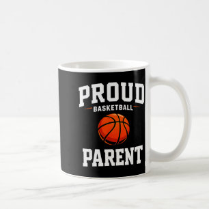 Mug Fière mère de basket-ball drôle papa maman terrain