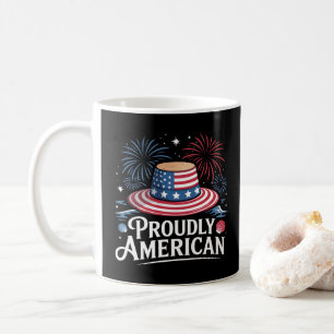 Mug Fièrement Américain - Patriotic Beach Sunhat
