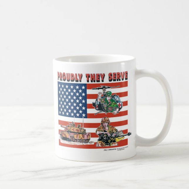 Mug Fièrement ils servent (Droite)