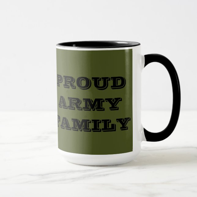 Mug Fiers Armée Famille (Droite)