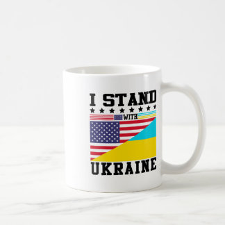 Mug Fierté américaine ukrainienne vintage rétro ukrain