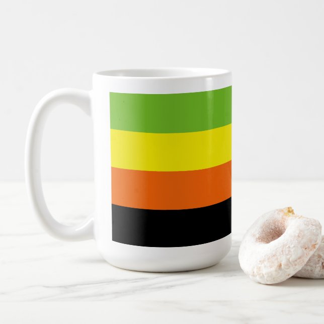Mug Fierté aromantique (Avec donut)