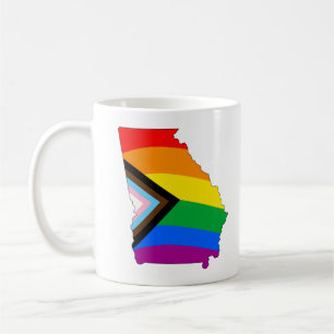 Mug Fierté de l'État de Géorgie Progrès de fierté LGBT