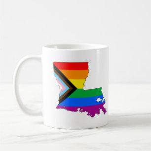 Mug Fierté de l'État de Louisiane LGBTQ Progress Pride