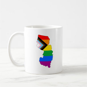 Mug Fierté de l'État du New Jersey LGBTQ Progress Prid