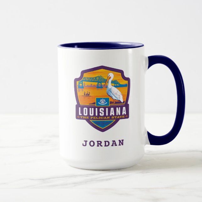 Mug Fierté de l'État | Louisiane (Droite)