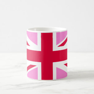 Mug Fierté gay britannique (Union Jack rose) (Drapeau 