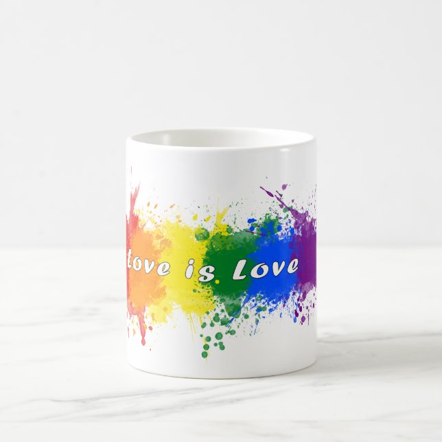 Mug Fierté LGBTQ Mug, l'amour est amour (Centre)
