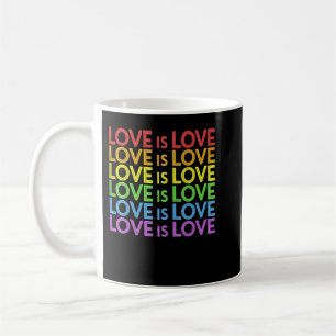 Mug Fierté Marche Arc-en-ciel L'égalité L'amour est am