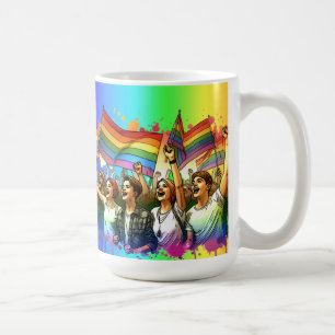 Mug Fierté Personnes et drapeaux LGBTQIA+
