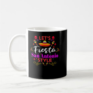 Mug Fiesta San Antonio Style Party Happy Cinco