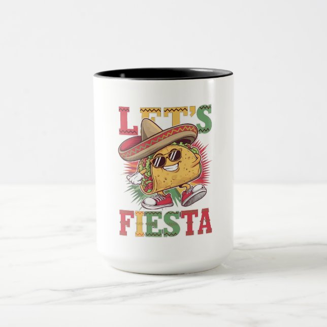 Mug Fiesta Taco Design Fun Cinco de Mayo Mexicaine (Centre)
