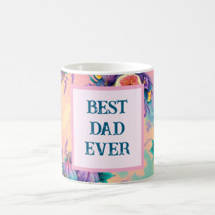 Mug Fig coloré avec le meilleur papa jamais
