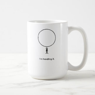 Mug Figure Minimal Sous Pression Art De Ligne Abstrait