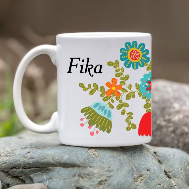 Mug Fika dans le jardin (Créateur téléchargé)