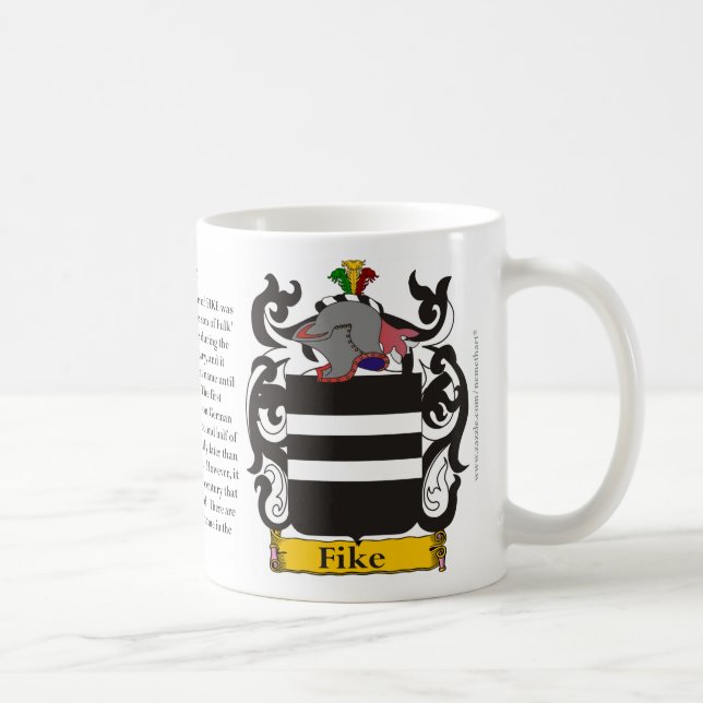 Mug Fike, l'origine, la signification et la crête (Droite)