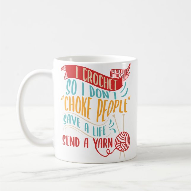 Mug Fil de crochet pour quilting tricot crochet pour C (Gauche)