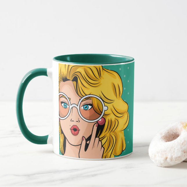 Mug Fille #1 (Avec donut)