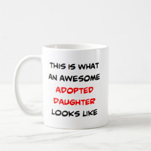Mug fille adoptive, génial