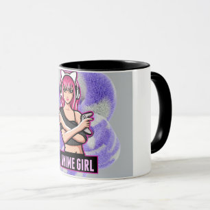 Mug Fille Anime – Conception de personnage moderne et 