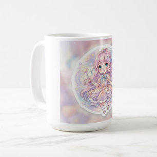 Mug Fille Anime Magique Rêveuse Étoile Autocollant (Yo