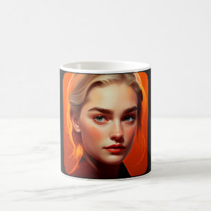 Mug Fille aux yeux bleus