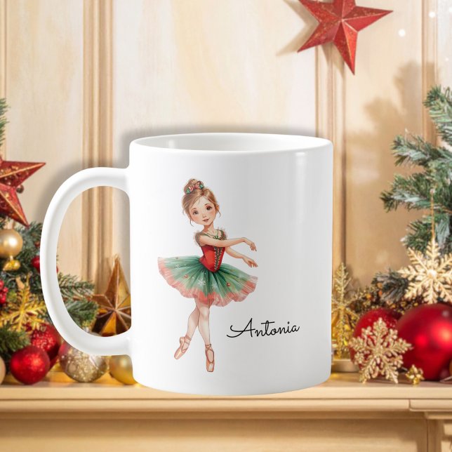 Mug Fille Ballerina de Noël (Créateur téléchargé)