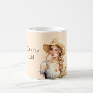 Mug Fille blonde de la campagne
