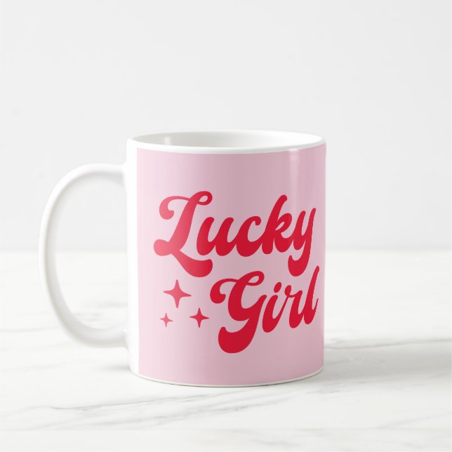Mug Fille chanceuse (Gauche)