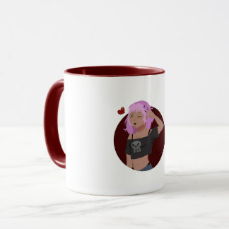 Mug fille crâne