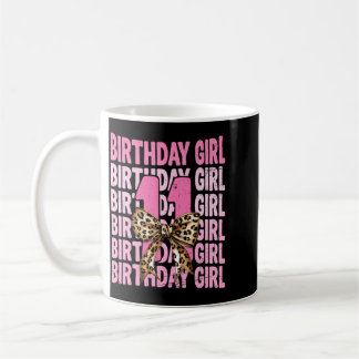 Mug Fille de 11 ans anniversaire rose coquette léopard