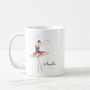 Mug Fille de ballet personnalisée