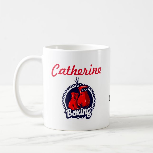 Mug Fille de boxe (Gauche)