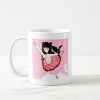 Mug Fille de chat Ballerina