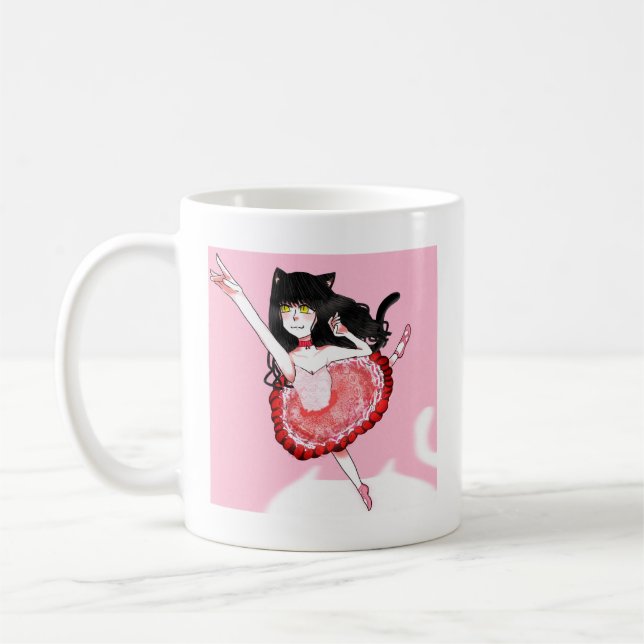 Mug Fille de chat Ballerina (Gauche)