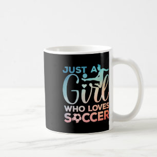Mug Fille de football Art pour filles enfants tout-pet