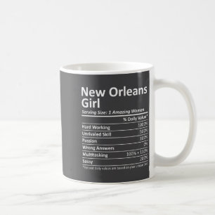 Mug Fille de la Nouvelle-Orléans La Louisiane Ville Am