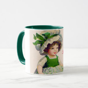 Mug Fille de la Saint Patrick, Vintage