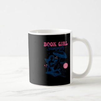 Mug Fille de livre Plongez dans un bon livre d'été Bib