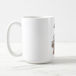 Mug Fille de mode chic Restez classe  Esthétique minim
